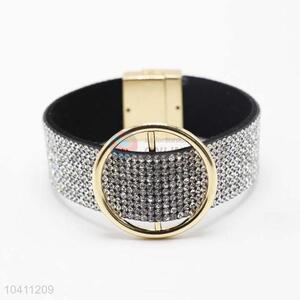 Best Quality Good Sale Women Rhinestone Magnetic Clasp Bracelet