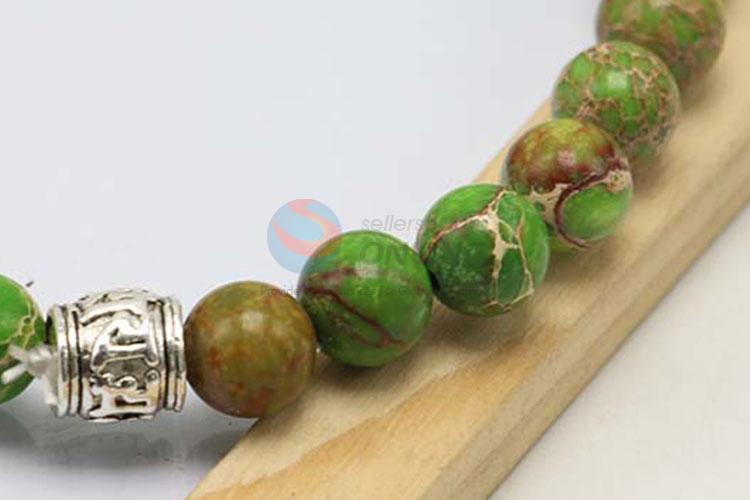 China Supplies Wholesale Green Natural Crystal Bracelet For Women