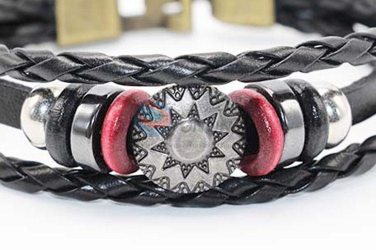 Factory Price High Quality Leather Bracelet For Men