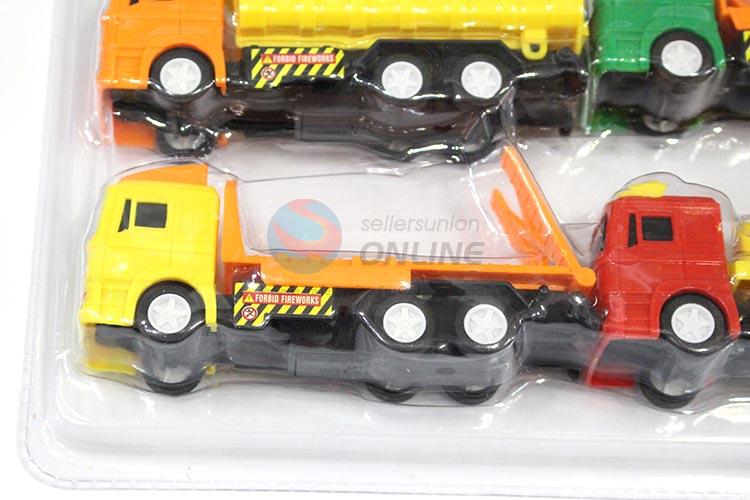 Factory Direct 6pcs Pull-back Engineering Trucks for Sale