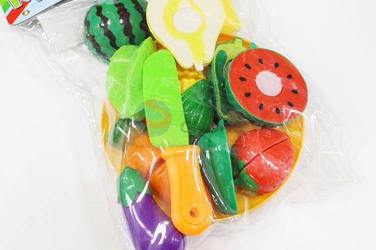 Promotional Gift Kitchen Set Toy Cutting Vegetables And Fruit