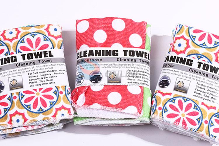 Top manufacturer printed table cleaning towel kitchen cloth