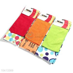 Hot selling dotted printed table cleaning towel kitchen cloth
