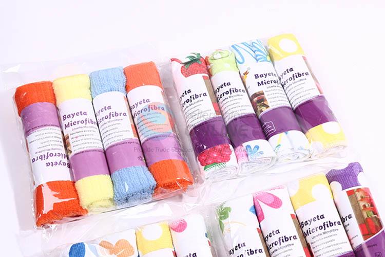 Cheap wholesale printed table cleaning towel kitchen cloth