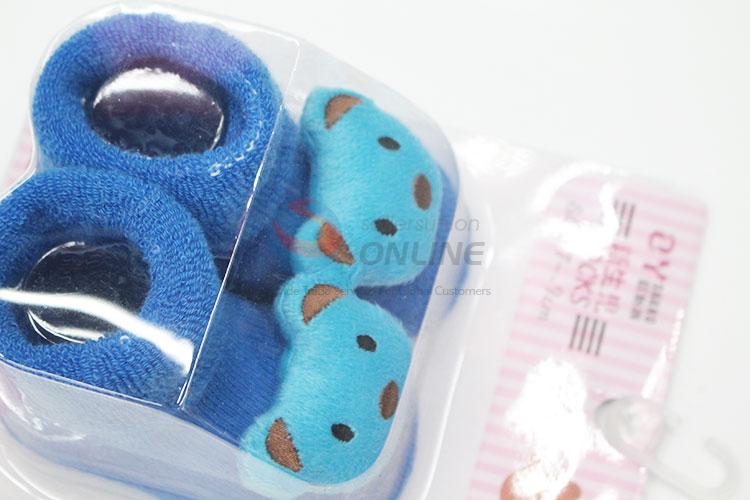 3D Bear Head Cotton Kids Baby Sock