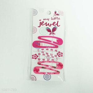 Small children baby printed beautiful hairpins