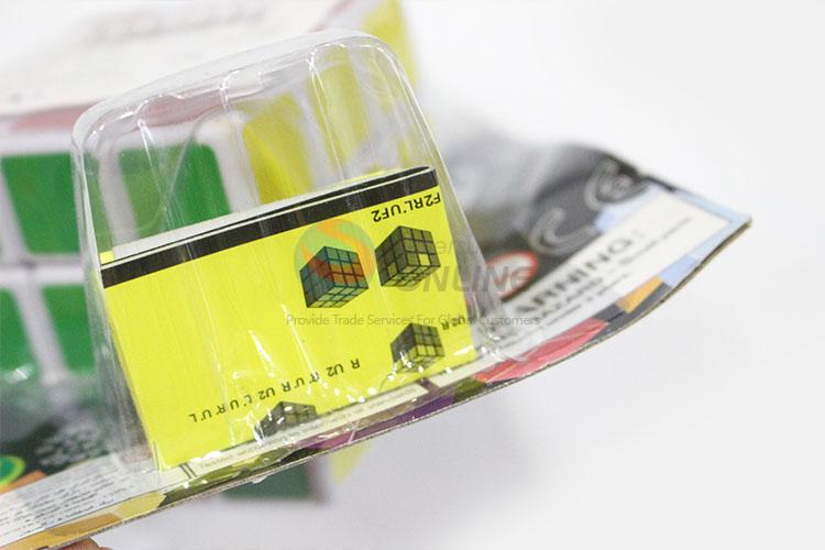 Popular Wholesale Colorful Third-order Fidget Intellect Toys Magic Cube