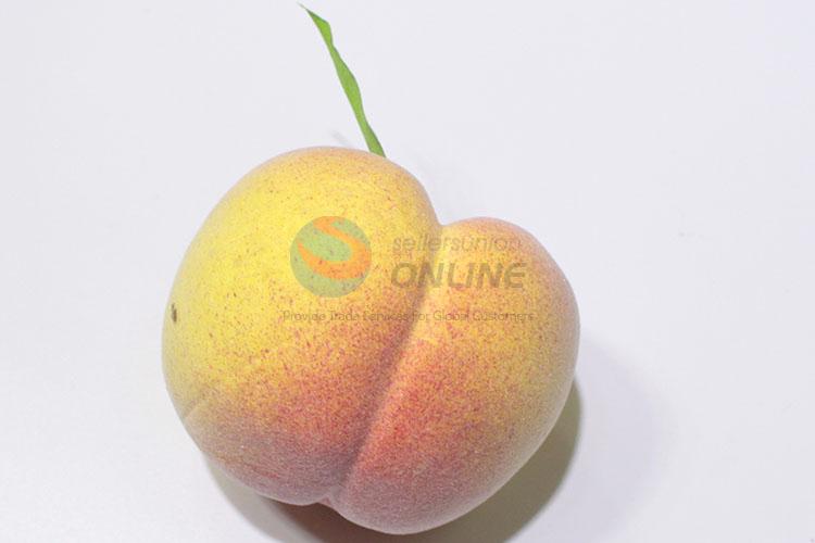 High simulate sponge peach artificial fruit for decoration