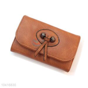 Popular cheap triple-folded women wallets