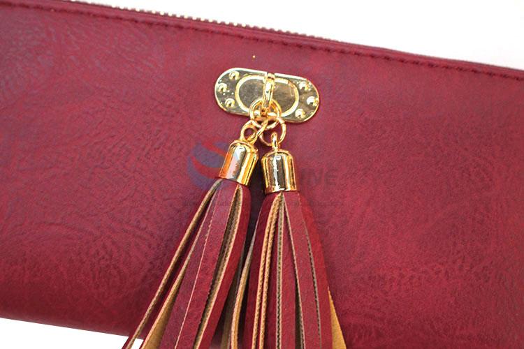 Bottom price good quality women pu wallet