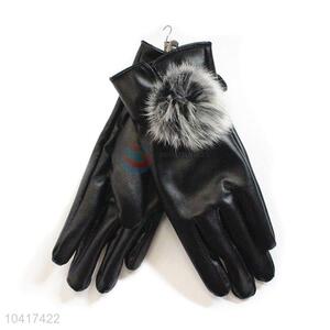 Top grade touch screen men genuine leater warm gloves