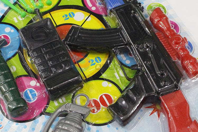 Latest style plastic gun,bow,knife,phone,plastic toys for kids