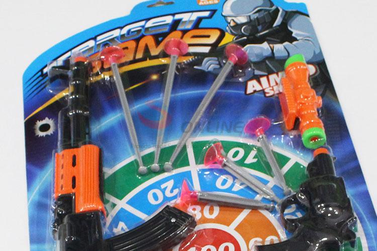 Custom design plastic funny target dart board toy gun