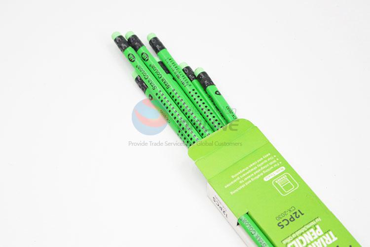 Classical Low Price Green Color HB Pencils For Students