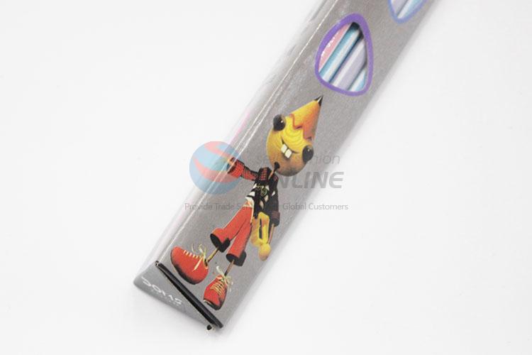 Latest Design Striped 2B Pencils With Eraser