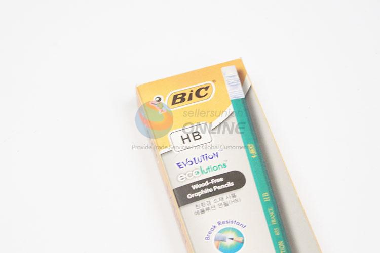 Simple Style Green Color Writing HB Pencils