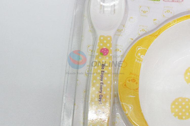 China Factory Price Children Cutlery Set Spork Cute Cartoon Fruit Bowl