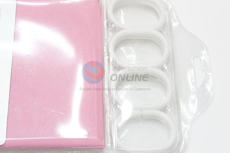 Factory Direct Pink Color Longer Bathroom Plastic Shower Curtain
