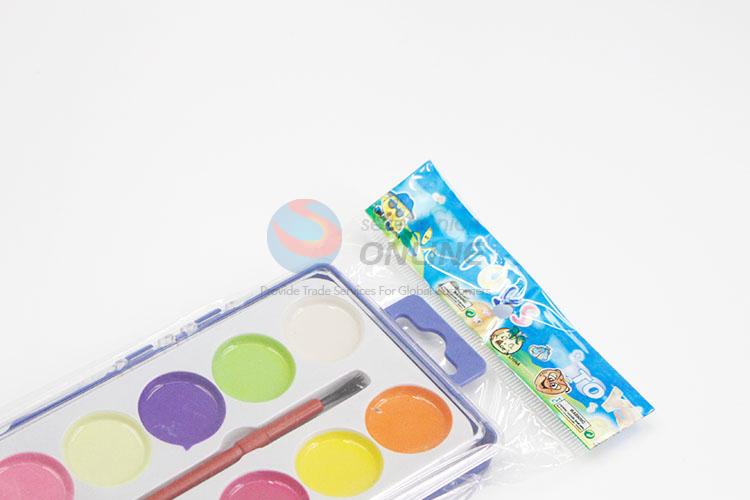 Eco-friendly Student Paint Palette Set with Brush