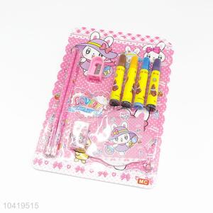 Lovely Pattern Girl Stationery Set