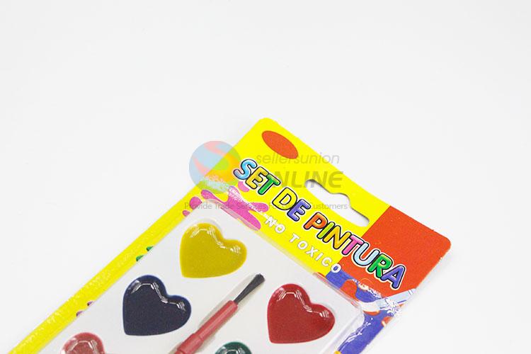 Heart Design Artist Paint Palette Set