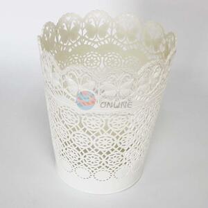 White plastic garbage can for sale