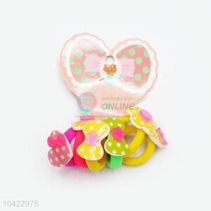 China Supply Colorful Hair Rings Set