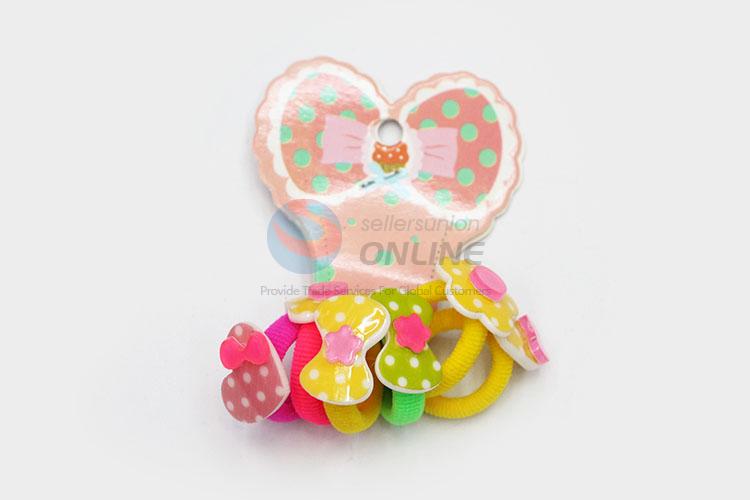 China Supply Colorful Hair Rings Set