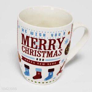 Factory price printing ceramic water cup,8.5*10.5cm