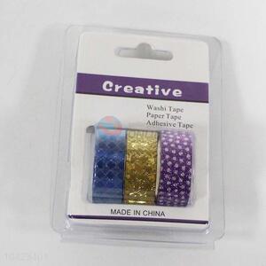 Creative Design 3 Pieces Adhesive Tape Colorful Tape