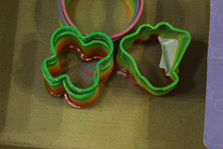 Direct Price 12pcs Magic Rainbow Coil Spring Slinky Colorful Novelties Educational Toy