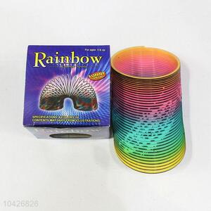 New Arrival Magic Rainbow Coil Spring Slinky Colorful Novelties Educational Toy