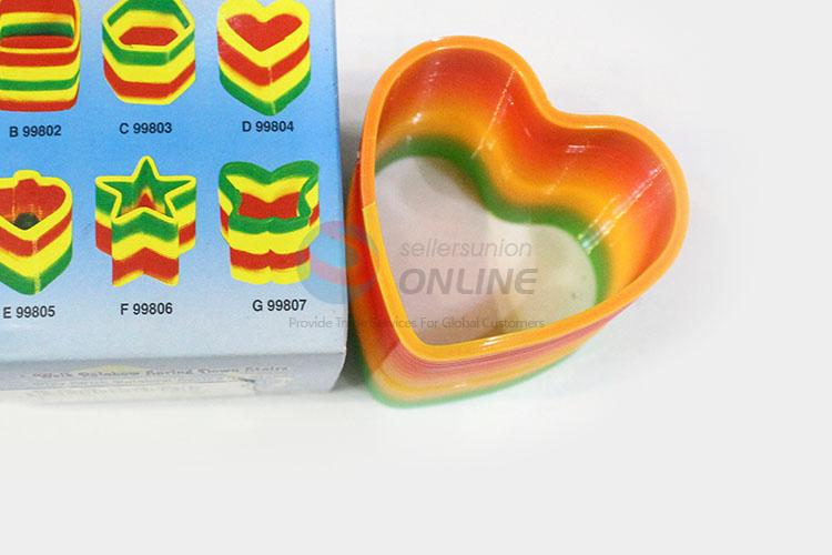 Wholesale Unique Design Colorful Plastic Alinky Rainbow Spring for Kids