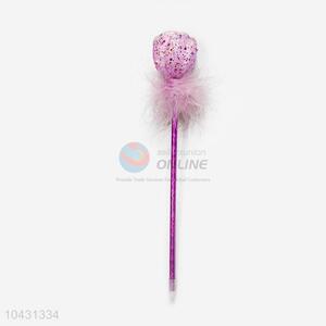 Cheap Price Cartoon Plastic Ball Point Pen for Girls