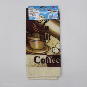 Promotional Coffee Printed Kitchen Cleaning Towel
