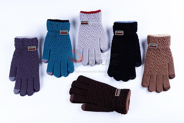 Knitting Wool Gloves for Men