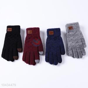 Knitting Wool Gloves for Men