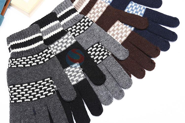 Knitting Wool Gloves for Men