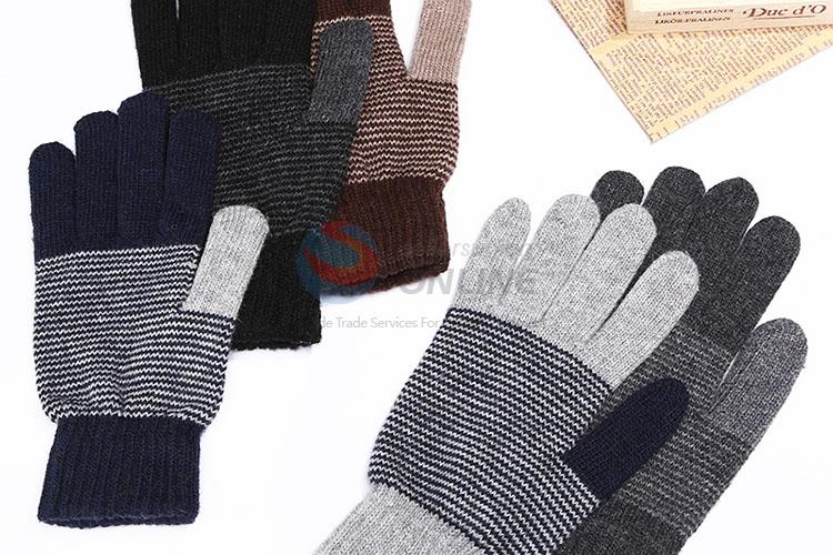 Fashion Knitting Wool Gloves for Men