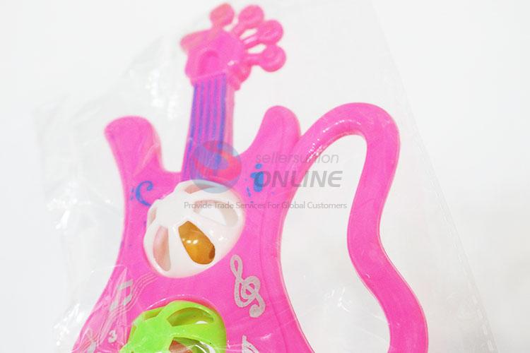 Popular Guitar Shaped Plastic Baby Rattle Shaker Toys for Sale