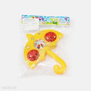 Factory Direct Umbrella Shaped Plastic Baby Rattle Shaker Toys