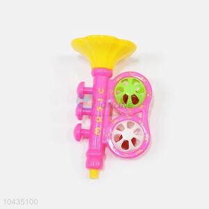 Best Selling Trumpet Shaped Plastic Baby Rattle Toys