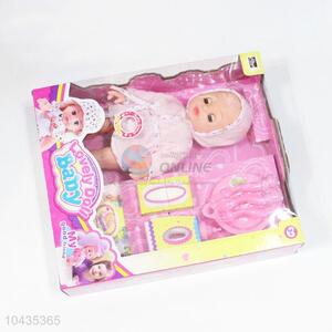 Hot Sale 14 Inch Doll Toys Feeding Set,Best Gift For Girl