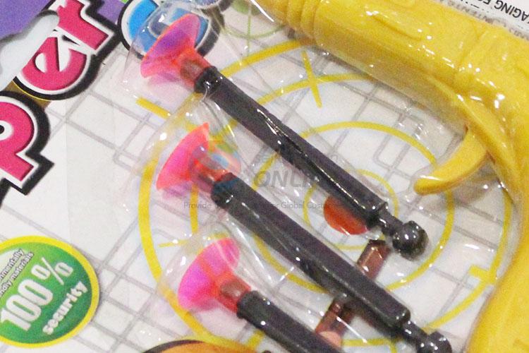 Promotional Plastic 3 Bullet Yellow Air Soft Gun Toys