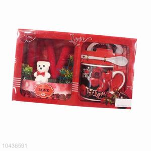 Ceramic couple mugs/tea cups/ milk cups with bear