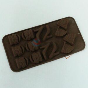 Hot sale silica gel chocolate mould,21.5*10.5cm