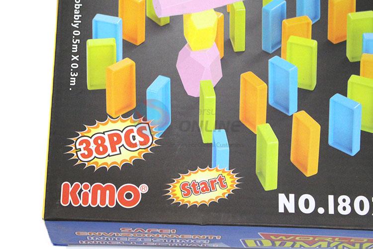 Fashion Design Colorful Domino Game Toy For Children