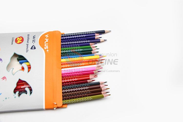 New Useful 24pcs Drawing Set Colored Pencils Water Color Pencils