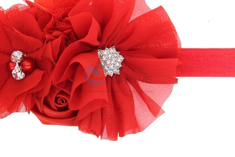 Good Sale Handmade Chiffon Flower Hair Band Beautiful Headband