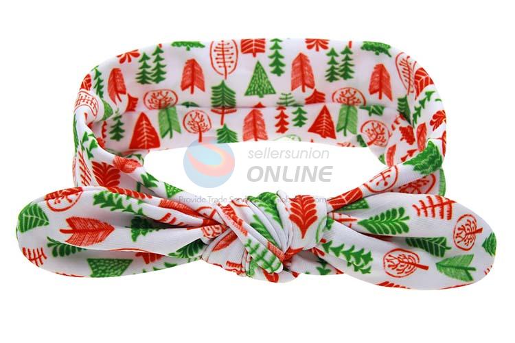 Fashion Printing Christmas Headband Baby Hair Band